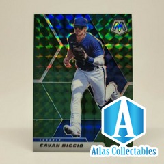 2021 Panini Mosaic Baseball Cavan Biggio Green Prizm #191